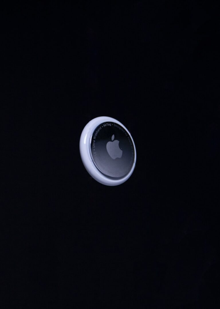 an apple logo is shown on a black background